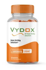 Vydox | Men's Daily Virility Solution Gummies, 215mg L-Arginine, 30 Count