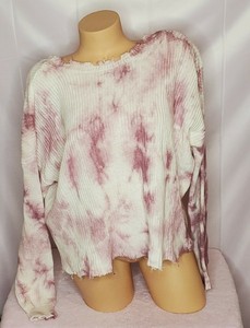 distressed tie dye sweatshirt