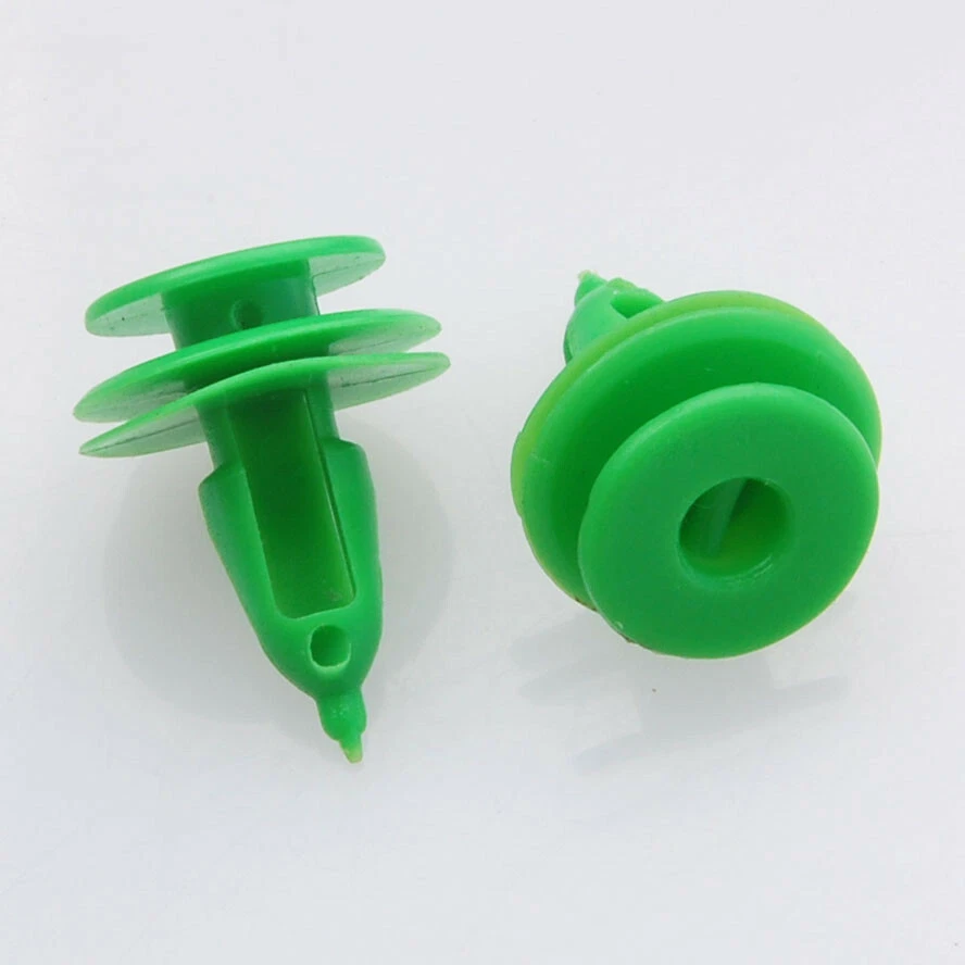 25 clips de panel de puerta 8 mm retenedor moldura parachoques empuje para Jeep Grand Cherokee Foto 2 de 3