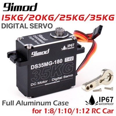 35kg High Torque Servo Motor Metal Gear Steering Servo for 1/10 RC Crawler Car