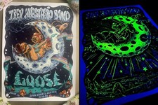 Trey Anastasio Goose GLOW in the Dark AE  Poster Landon Armstrong Moon Print