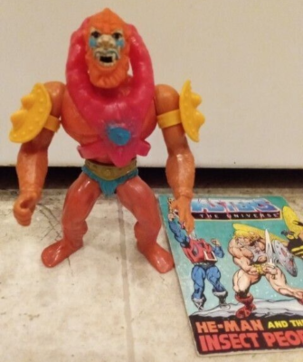 Vintage 1981 Beast Man w/ mini comic He-man MOTU Masters of the Universe  1982