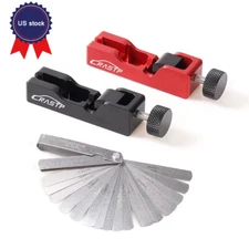 32Blades Metric Feeler Gauge Gap Filler Measuring Tools+ Red Spark Plug Gap Tool