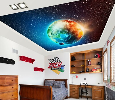 3D Planet Stars A5140 Ceiling WallPaper Murals Wall Print Decal Deco AJ WALL Fay