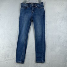 LC Lauren Conrad Skinny Jeans Mid Rise Stretch Denim Wash Blue Women Size 4