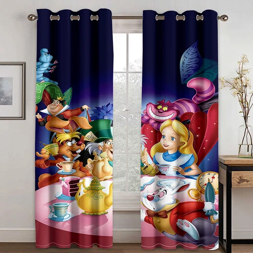 Girls3Dbeauty Princess Bedroom Blackout Curtains Thermal Ring Top Eyelet Gift - Picture 13 of 13