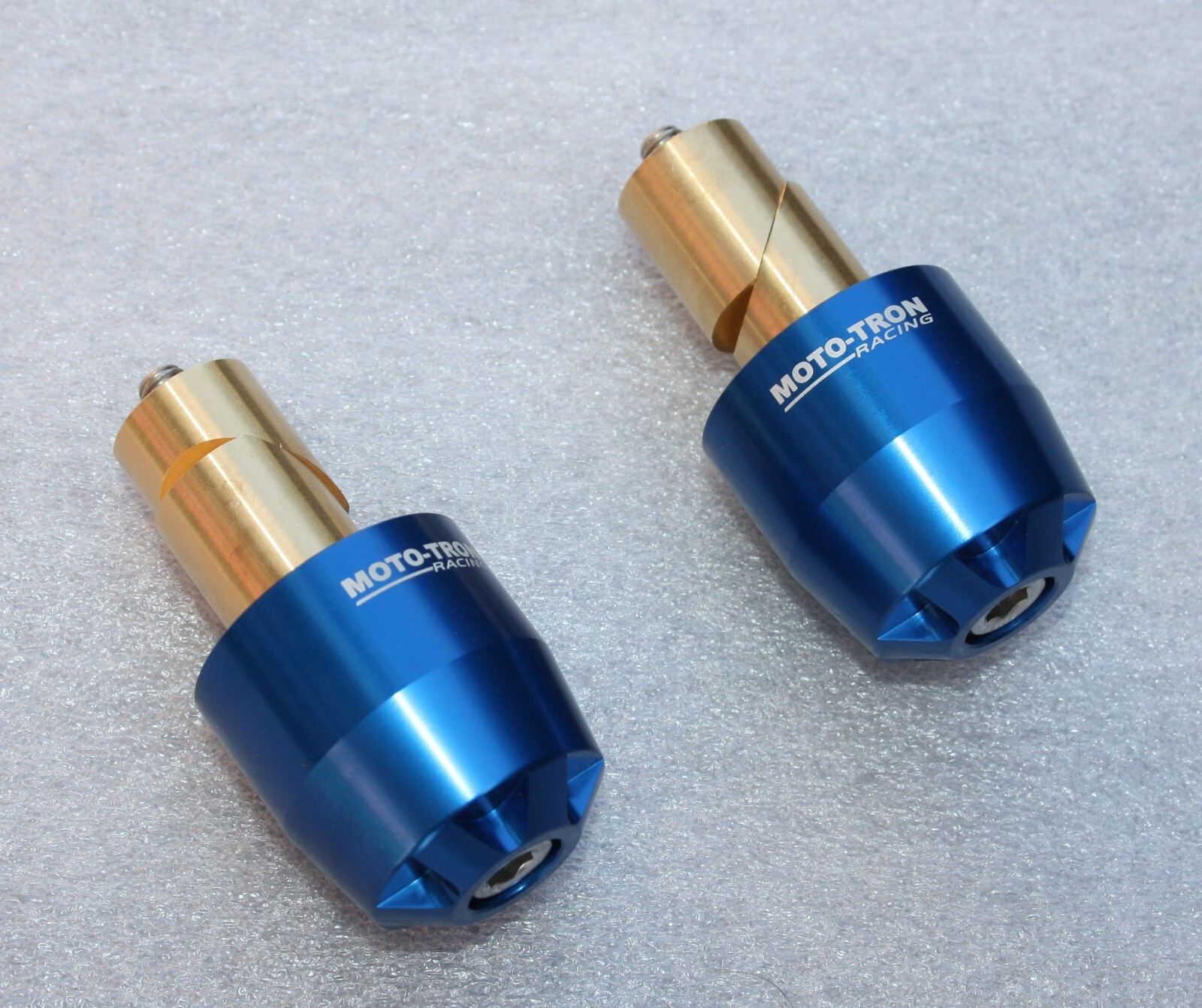 Embouts de guidon alu bleu haut de gamme pour moto BMW S1000RR