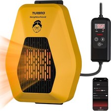 TURBRO WiFi Dog House Heater 800W, Wall Mount, 10ft Anti Bite Cord, UL Test