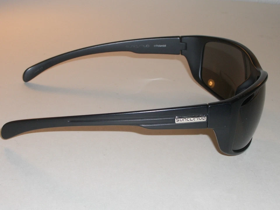 GAFAS DE SOL SUNCLOUD MILESTONE POLARIZADAS POLAROID NEGRO MATE ENVOLVENTES DEPORTIVAS ESQUÍ Foto 3 de 4