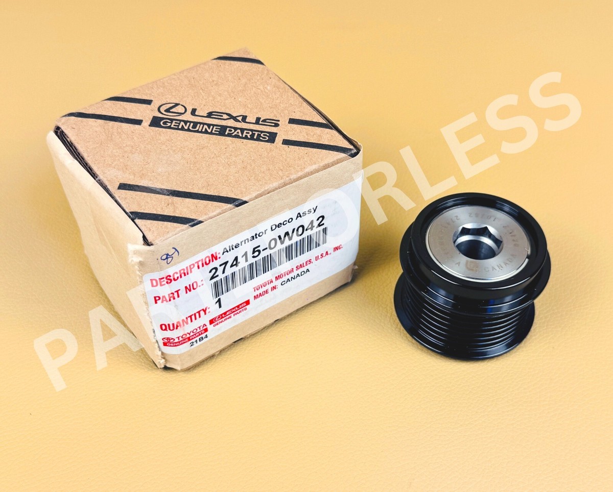 27415-0W042 TOYOTA GENUINE PULLEY, ALTERNATOR W/CLUTCH OEM | eBay