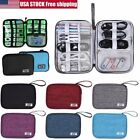 Travel Cable Cord Organizer Electronics Accessories Bag Usb Hard Drive Case Us