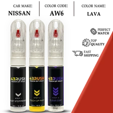 For NISSAN AW6 LAVA Touch Up Paint Scratch Remove Repair Kit Pen Brush Color New