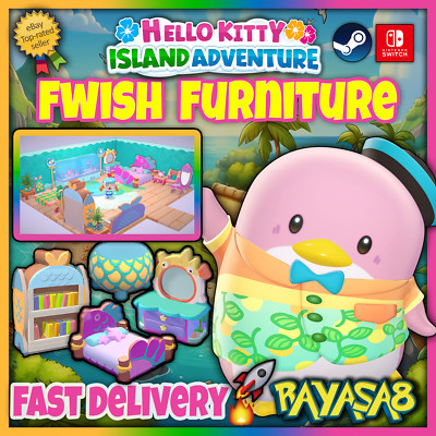 Hello Kitty Island Adventure - Fwish  Furniture Complete set | Fast Delivery  