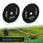 2pcs 9" Chainsaw Brush Blade 20 Tooth Cutter Trimmer Head Weed Mower Saw Blade