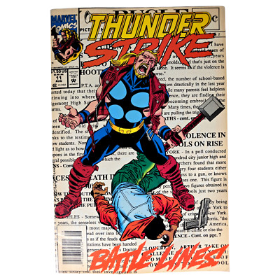 Marvel Comics Thunder Strike 11 August 1994 Thor Thunder God Comic Book Vintage