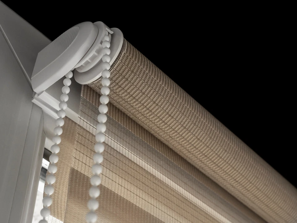 Doppelrollo Klemmfix Ohne Bohren DuoRollo Zebrarollo Rollo Fensterrollo Latte - Bild 3 von 4