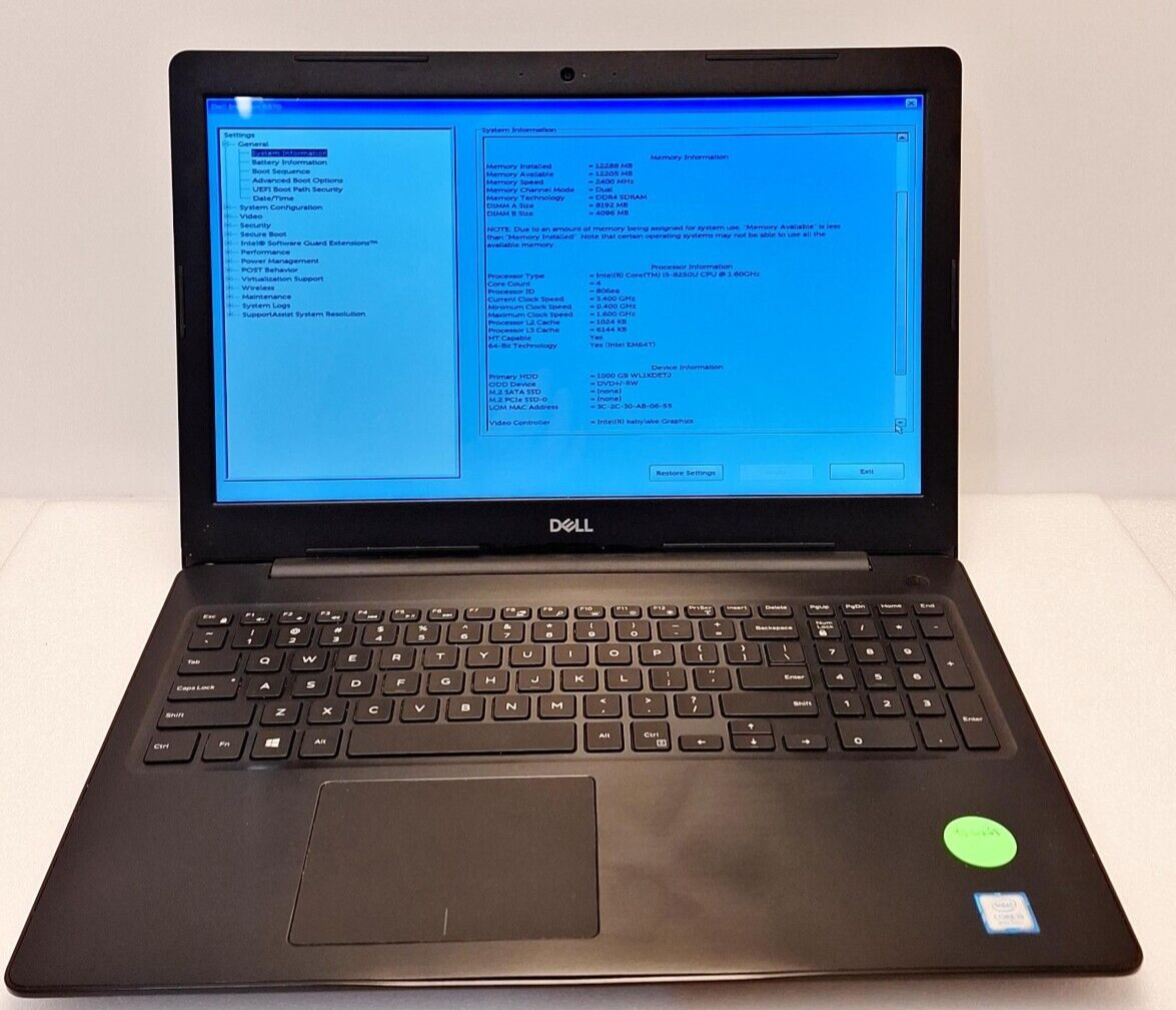 Dell Inspiron 5570 i5-8250U 1TB | eBay
