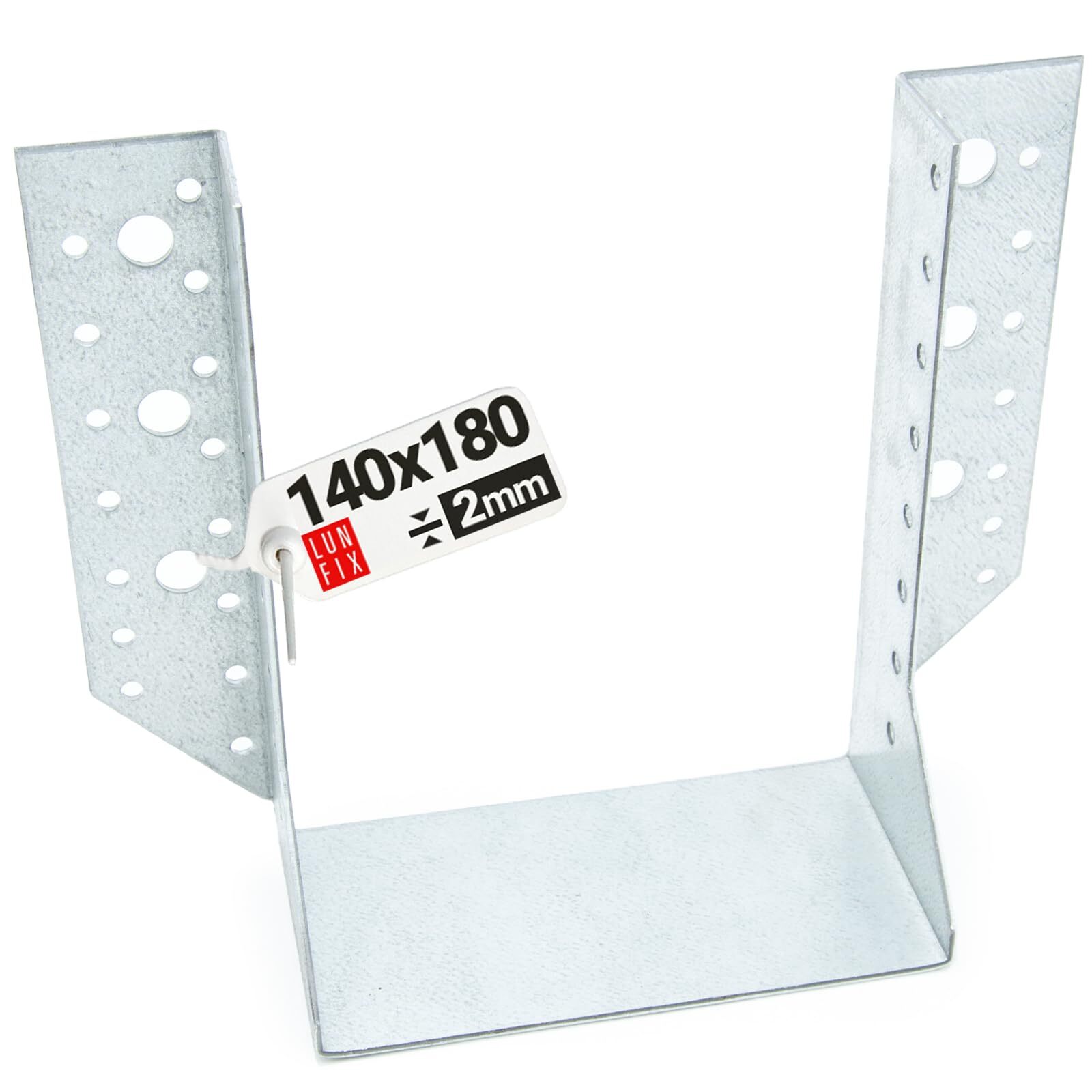 Scarpetta per travi zincata tipo A travi connettore per travi in legno 2 mm 1...