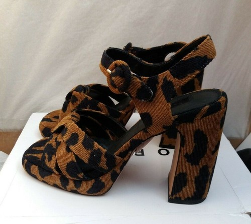 leopard print platform shoes