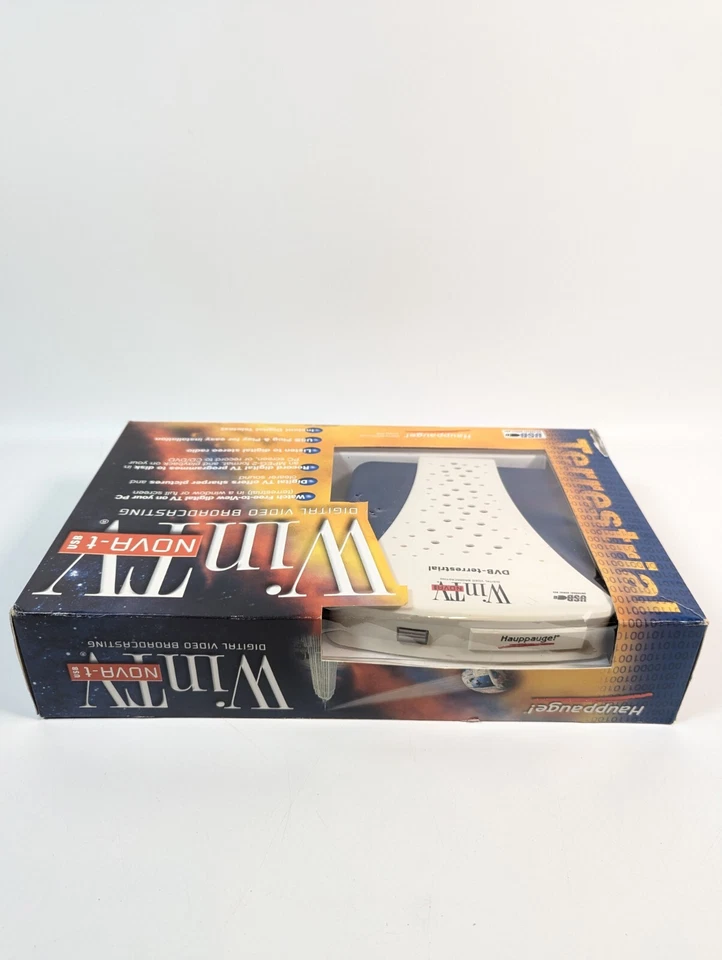 Vintage HAUPPAUGE  WINTV Nova-t USB Model 908 Digital Video Broadcasting Boxed - Image 4 of 4