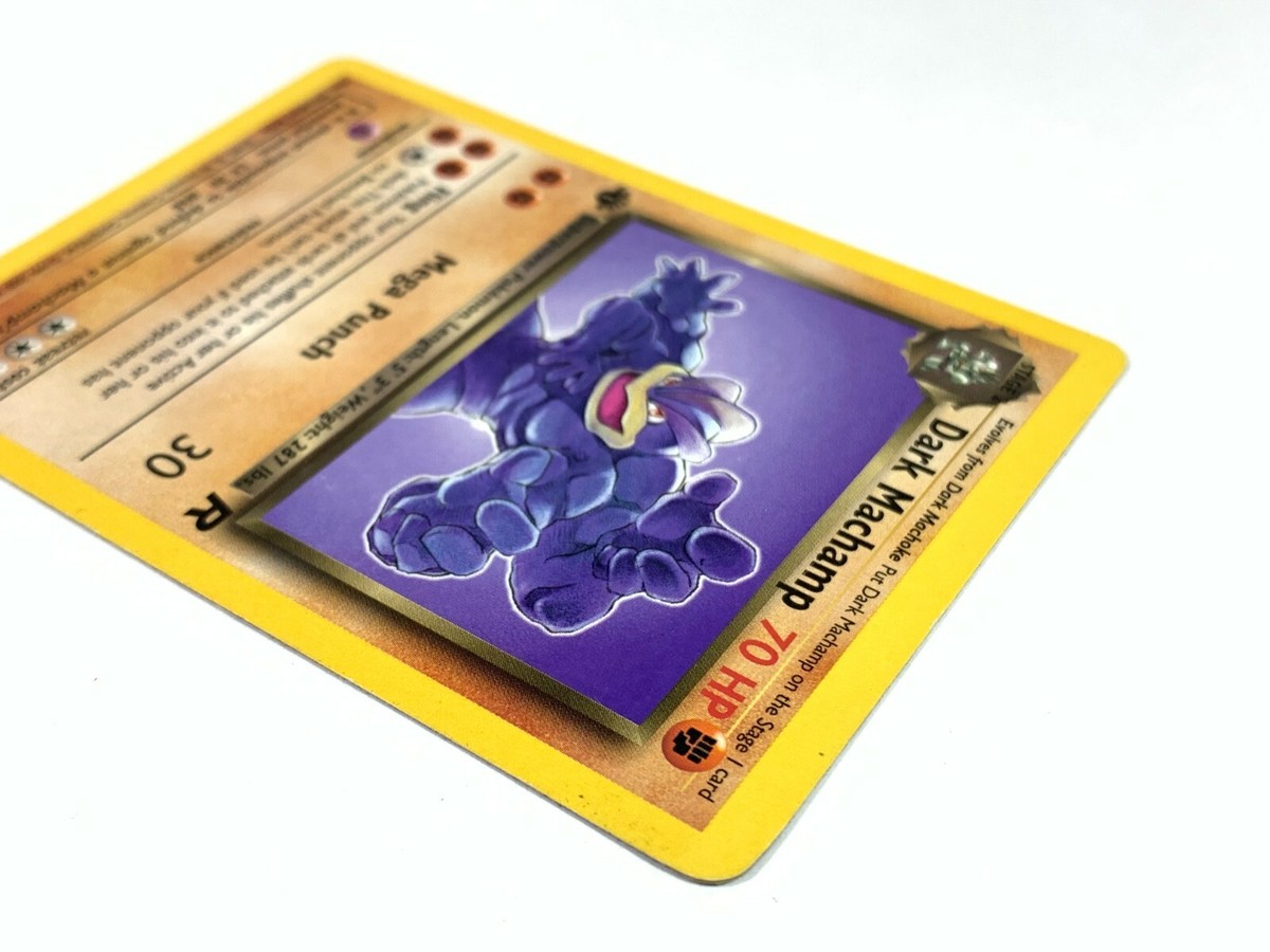 Dark Machamp 27/82 1st Edition Team Rocket Non-Holo Pokemon Card