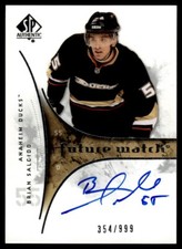2009-10 SP AUTHENTIC FUTURE WATCH AUTO Brian Salcido Rookie Auto 354/999 Anaheim