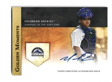 2012 Topps Golden Moments Autographs #GMA-WR Wilin Rosario Rockies Auto