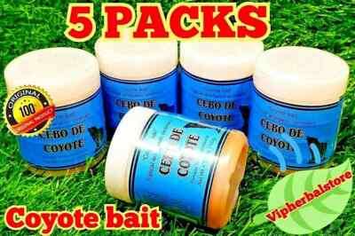 (5) Cebo de Coyote Pomada  Analgesica 100 grs Coyote Bait Topical Aanalgesic