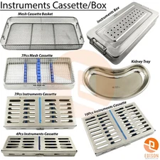 Surgical Dental Instruments Cassette Sterilization Box Medical Instruments Tray