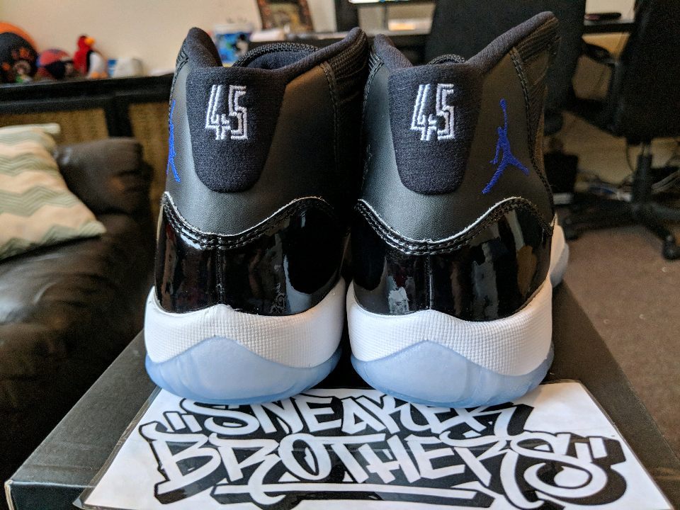Nike Air Jordan Retro XI 11 Space Jam Black Concord White 2016 OG