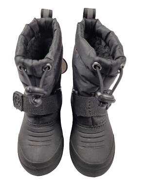NWT 3M Northside Thinsulate Children's Boots (5) Black Water Resist Reflective