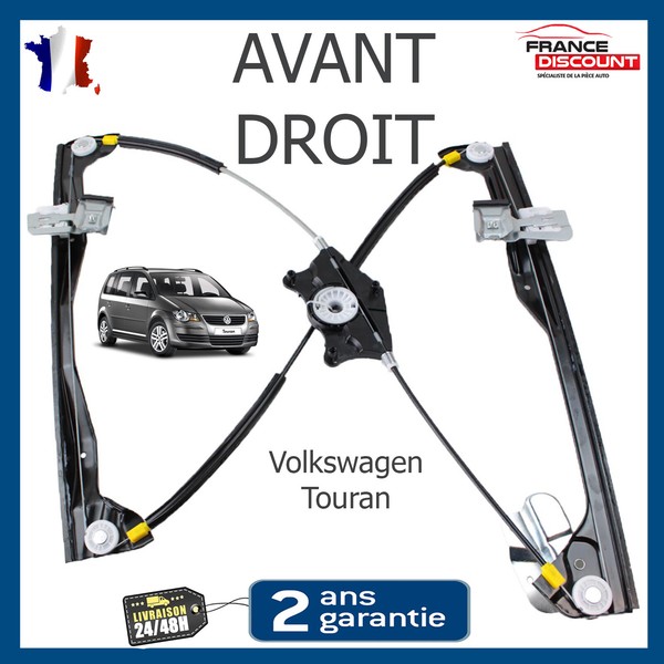 Mechanismus Fensterheber Vorne Rechts FüR Vw Touran (2003-2015) 1T0837462-image