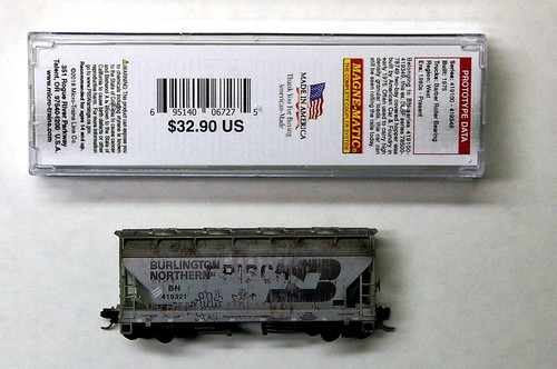 Microtrenes MTL 09244420 Burlington Northern BN 419321 FW desgastados de fábrica | Zustand: New