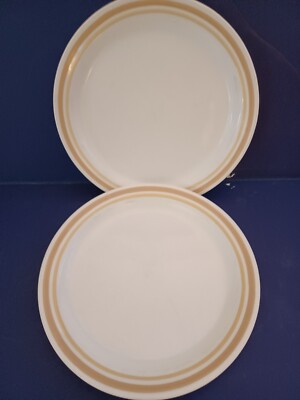 CORELLE BY CORNINGWARE ALMOND CITRUS PATTERN 3 SALAD PLATES