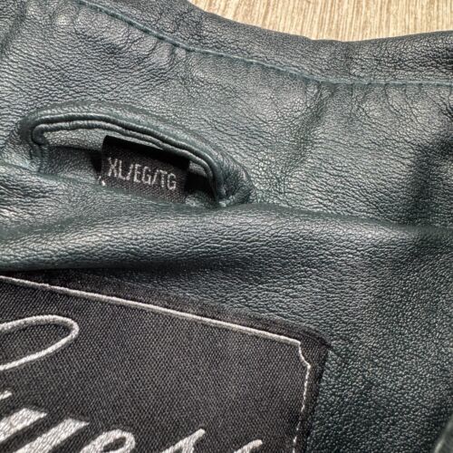 Guess Green Faux Leather Moto Jacket Women’s Belted Asymmetrical Zip XL HOT - Picture 4 of 11
