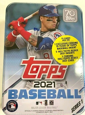 2021 TOPPS SERIES 1 BASEBALL TIN JAVIER BAEZ