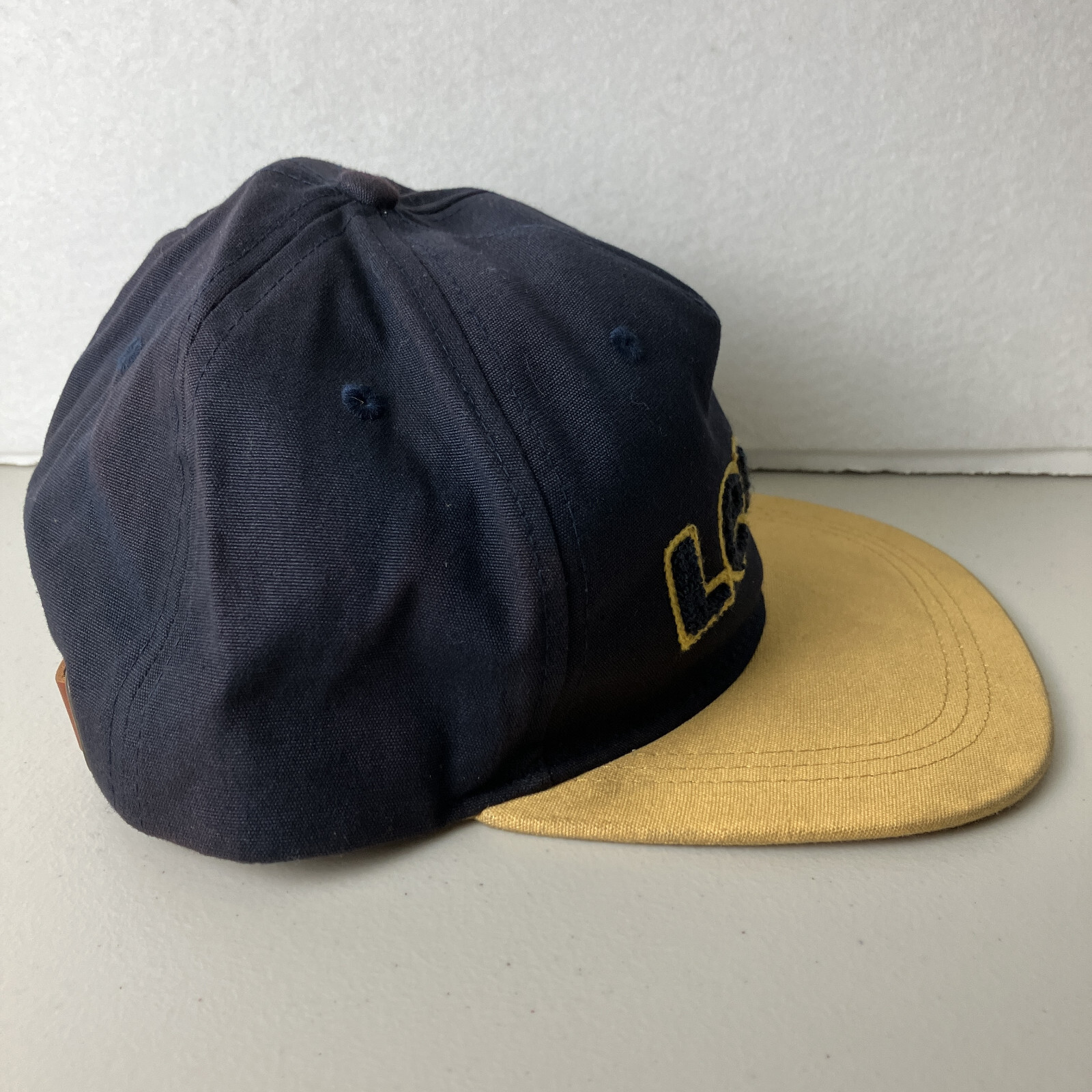 Levi's Hat Cap Adjustable Strapback Navy Blue & Y… - image 4