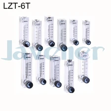 1/4" BSP Female PMMA Gas Flowmeter Air Flow Meter Square Rotameter LZT-6T