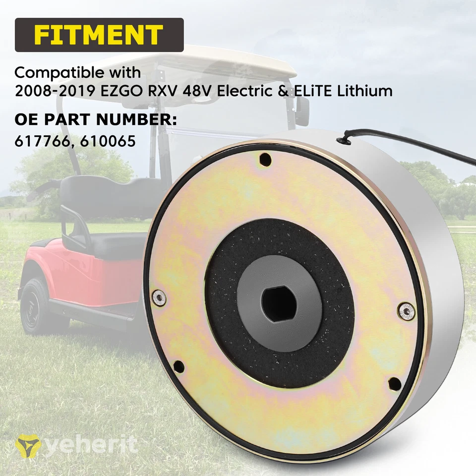 Upgraded Golf Cart Motor Brake For 2008-2019 EZGO RXV 48V Electric Golf Carts - Image 2 of 4