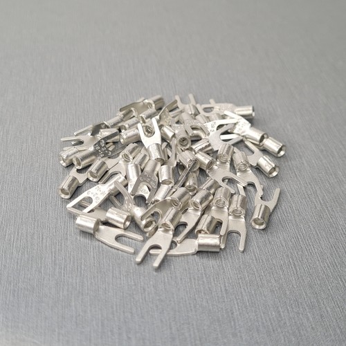 2/5/10/20/50Pcs SNB2-3 Non Insulated Fork Spade 16-14AWG Wire Crimp Terminals - Picture 20 of 21