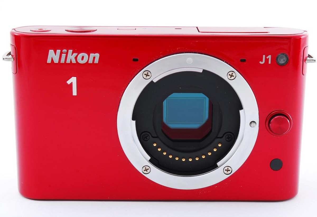 Nikon 1 J1 mirrorless digital camera body Set *Red *superb | eBay