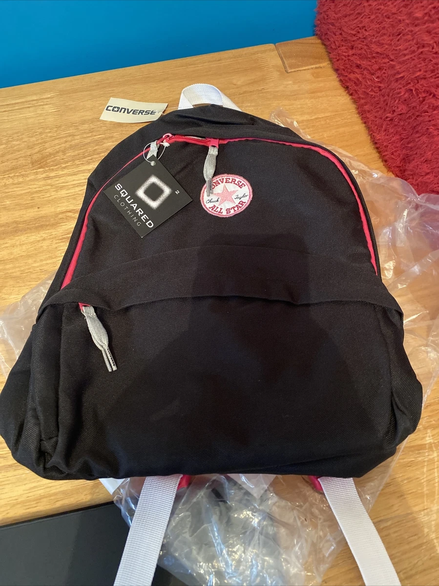 Converse backpack on sale black and pink