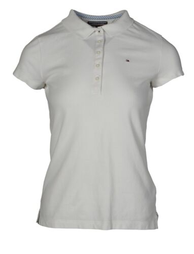 Tommy Hilfiger Women's T-Shirt Size S Polo Shirt Slim Fit - Afbeelding 1 van 9