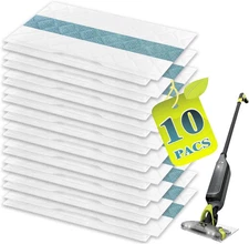 Hard Floor Mop Pad Refill Compatible with Shark VACMOP Pro VM252 VM251 (10 Pack)