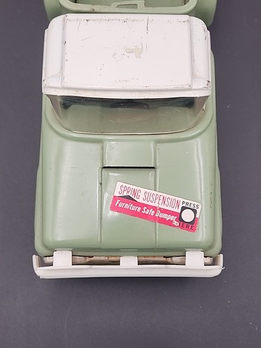 Vintage Buddy L "Buddy L Ranch” Green Horse Hauler Pickup Truck - Picture 7 of 18