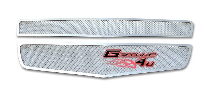 Inserto de rejilla de malla cromada de acero inoxidable superior principal Chevy Traverse 09-12 Foto 2 de 3