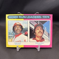 1975 Topps - League Leaders Mike Schmidt, Dick Allen #307
