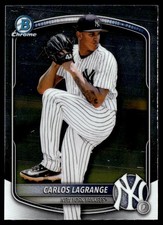 CARLOS LAGRANGE 2025 BOWMAN DRAFT CHROME RC NEW YORK YANKEES #BDC-132