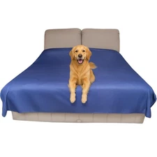 Thin Reversible Waterproof Protective Bed Cover (Queen Size, 96 x 82 inch), f...