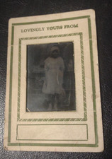 vintage antique tintype tin type photo girl first communion